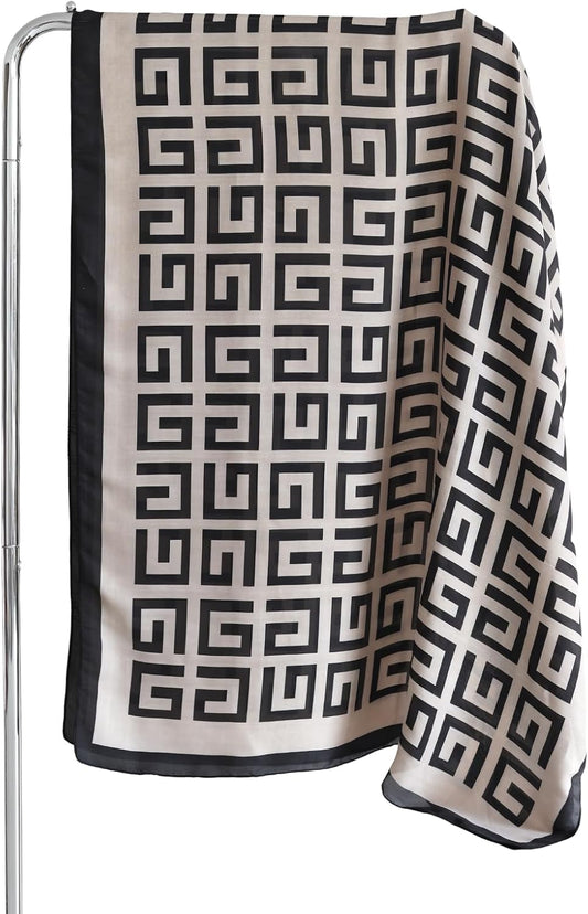 100% Mulberry Silk Long Scarf for Women Large Shawls for Headscarf and Neck Sunscreen Shawls