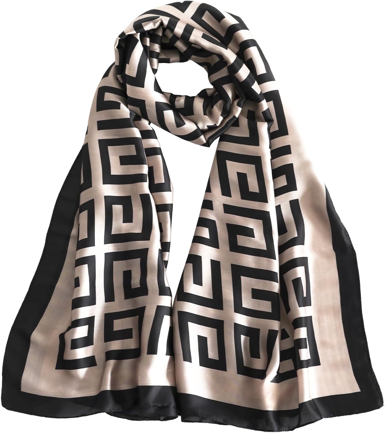 100% Mulberry Silk Long Scarf for Women Large Shawls for Headscarf and Neck Sunscreen Shawls