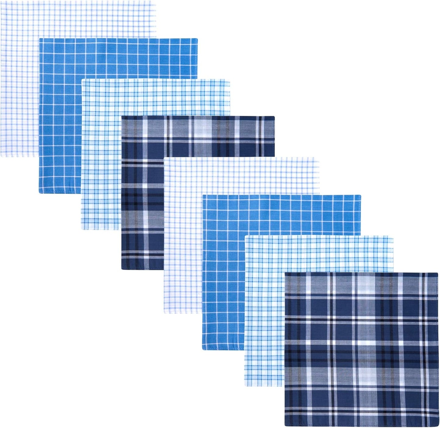 8 Pack Men's Handkerchief